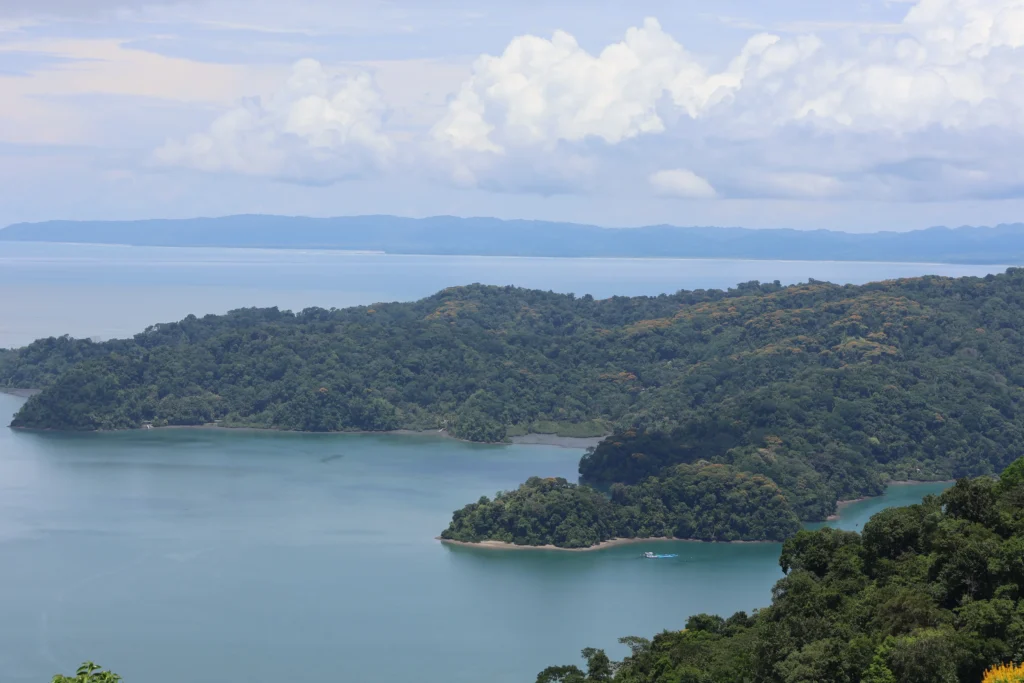 Vista de la bahía de Golfito