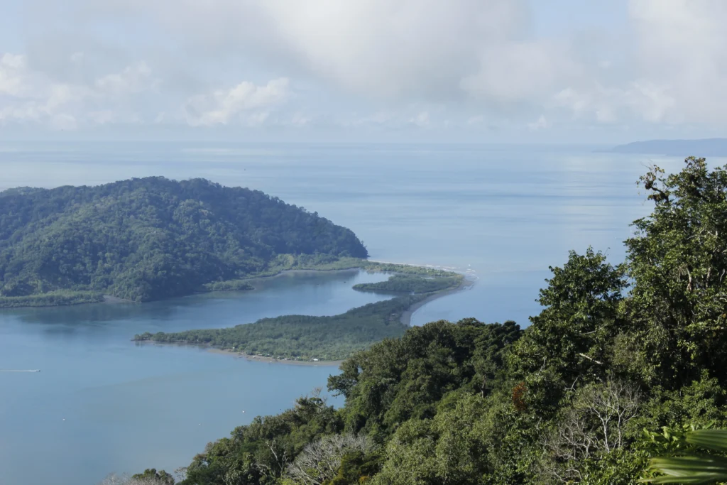 Vista de la bahía de Golfito