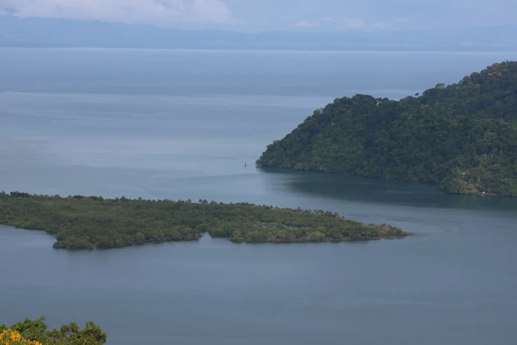 Vista de la bahía de Golfito