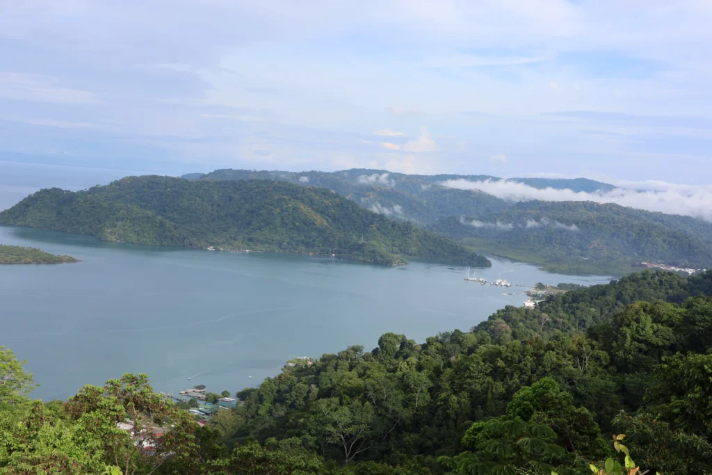 Vista de la bahía de Golfito