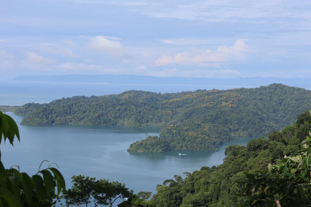 Vista de la bahía de Golfito